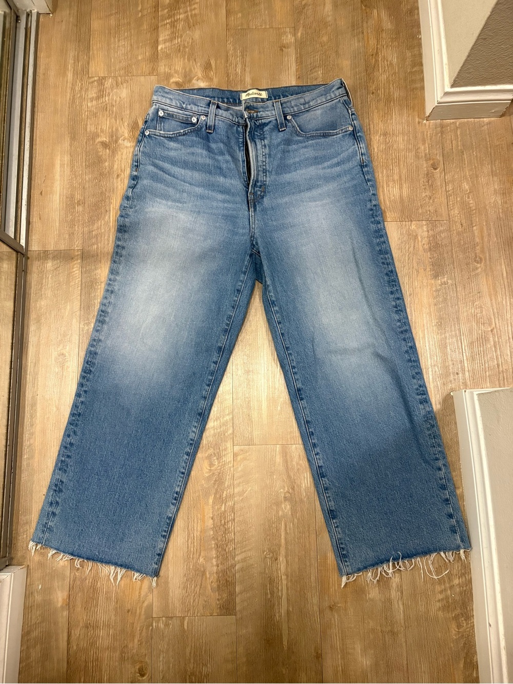 Madewell Perfect Vintage Wide-Leg Cropped Jean